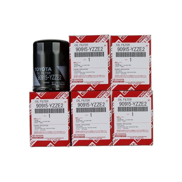 5 x Toyota Genuine Oil Filter 90915-YZZE2 Aus ref: Z432 Camry Rav4 Tarago Rukus 90915-YZZE2