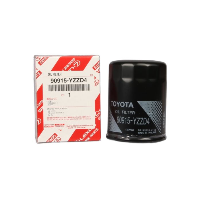 1 X Genuine Toyota Filter 90915-YZZD4 for Hilux Landcruiser and Prado V6 V8