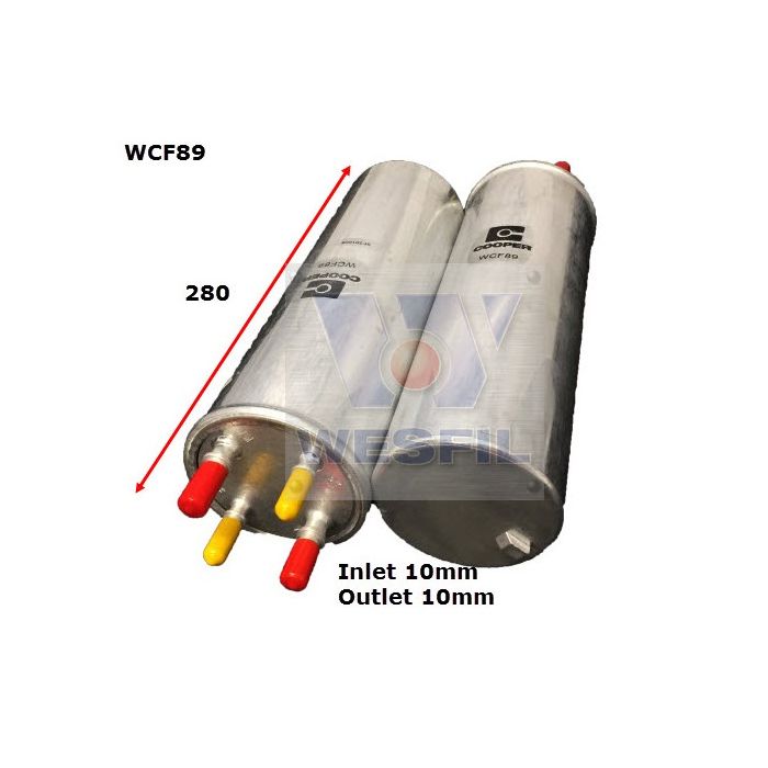 FUEL FILTER 4 port for VW Transporter Multivan Caravelle T5