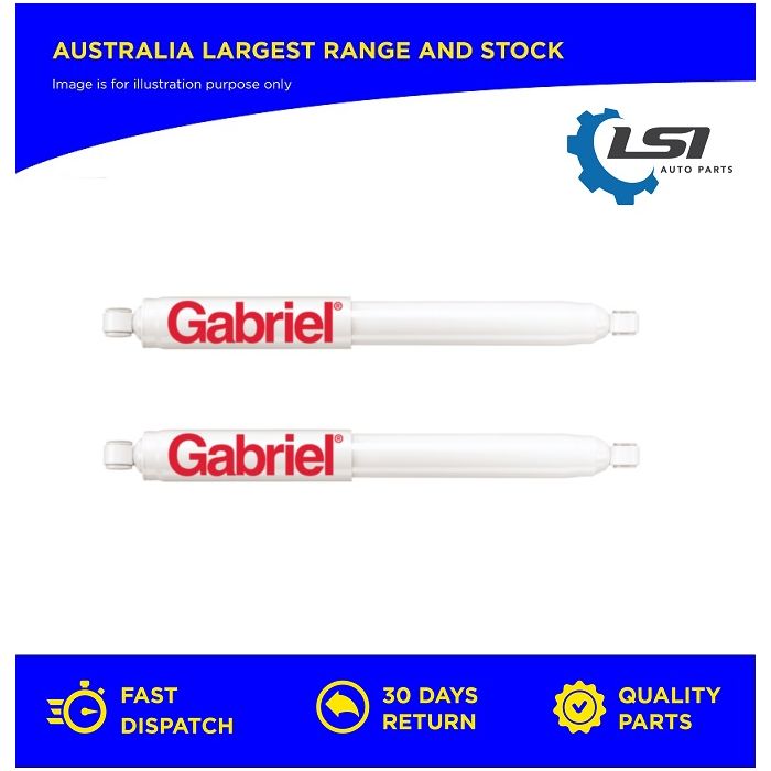 2 x Rear Shock for Holden Captiva