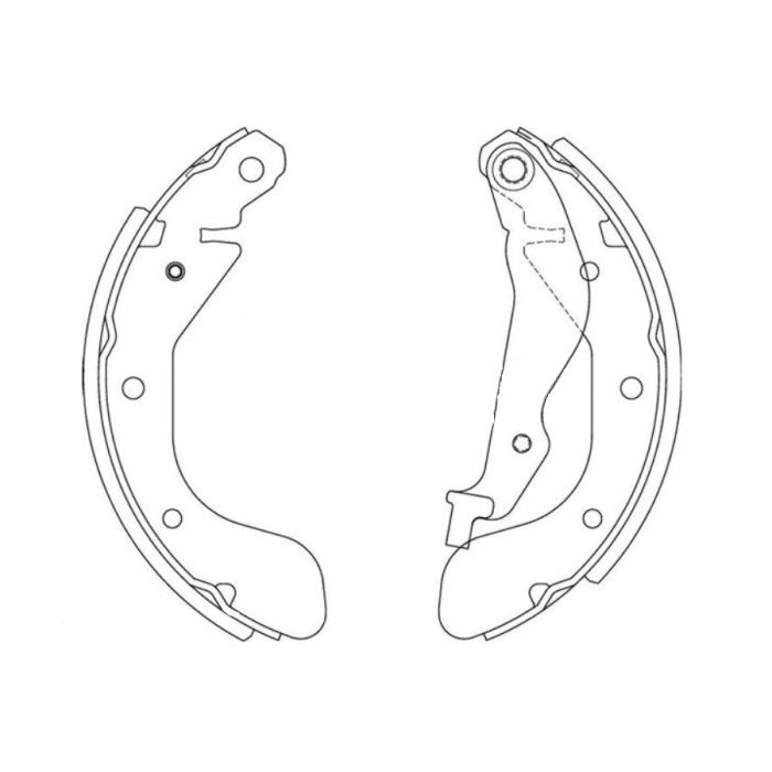 Rear Brake Shoes for Holden Barina TK 1.6L 12/2005-10/2011