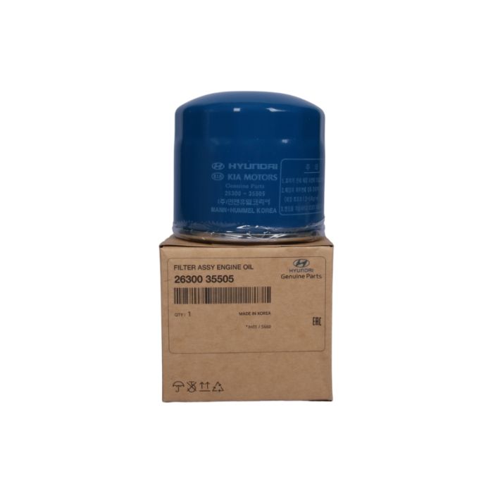 1 x Genuine KIA / Hyundai Oil Filter  X-Ref : Z79A 26300-35504