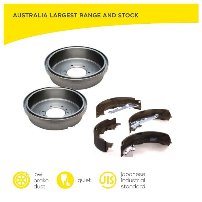 Rear Brake Shoes and Brake Drum set for Honda CRV RD 2.0L 10/1995-1997