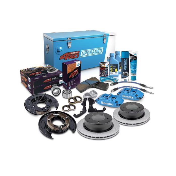 Bendix U4WD-BBUK334R Rear Big Brake Upgrade Kit for Toyota Landcruiser 79 Series