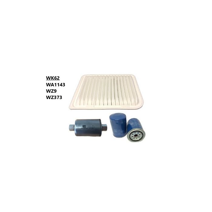 Wesfil Air Oil Fuel Filter Kit WK62 for Ford Falcon BA 6CYL 2002-2005 4.0L