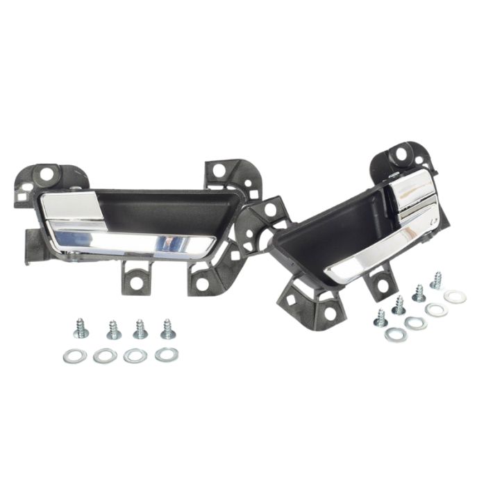 FRONT Pair LH Left + RH Right Inner Door Handle (Chrome)for Ford Falcon FG FGX