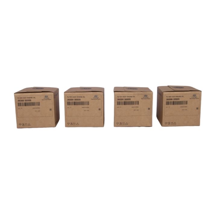 4 x Genuine KIA / Hyundai Oil Filter  X-Ref : Z79A 26300-35504