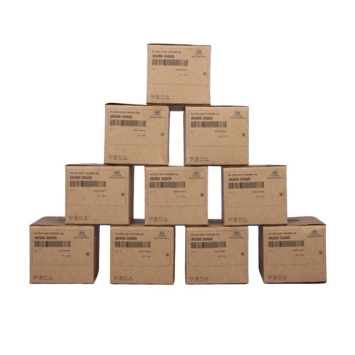 10 x Genuine KIA / Hyundai Oil Filters X-Ref : Z79A 26300-35504