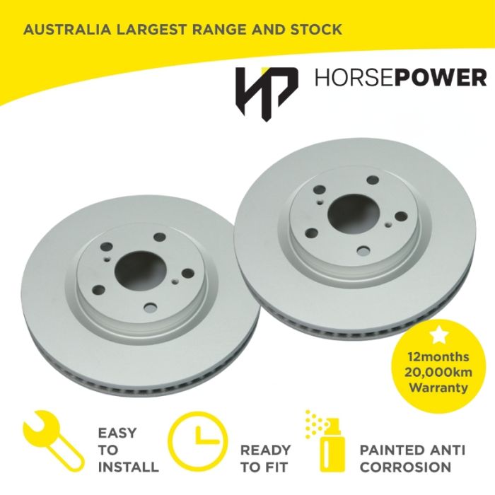 Front Brake Disc Rotors for Toyota Camry Kluger Rav4 Tarago Lexus IS250