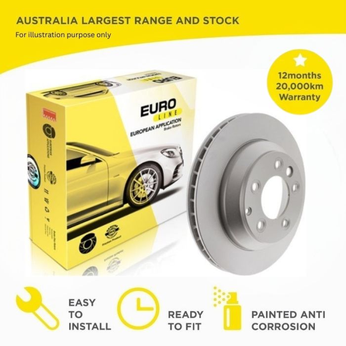 Rear Disc Rotors for Mercedes Benz GLE350d W166 3.0 15-19 Std