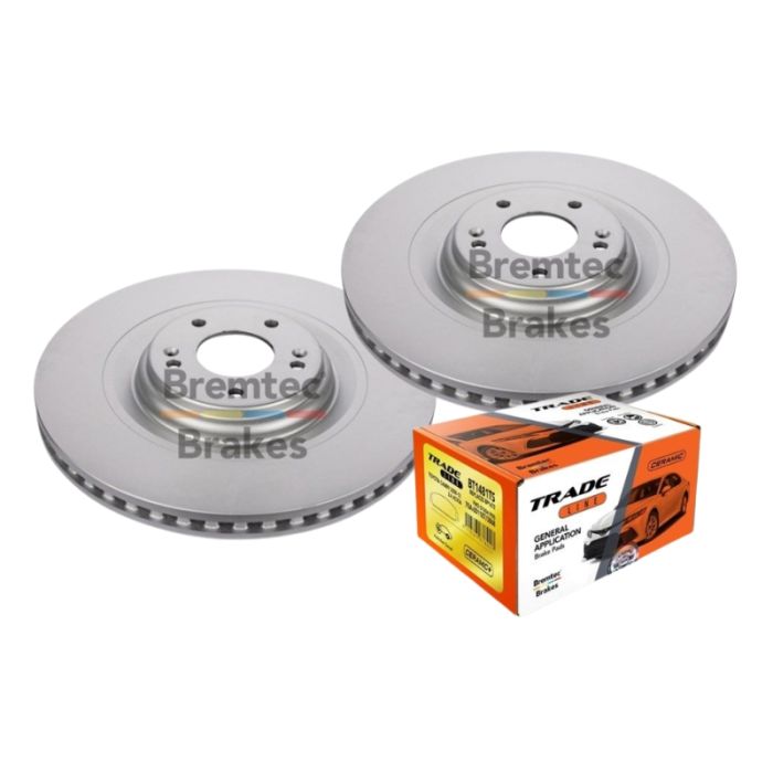 Front Brake Disc Rotors and Brake Pads set for Hyundai i30N PDe 2018-on