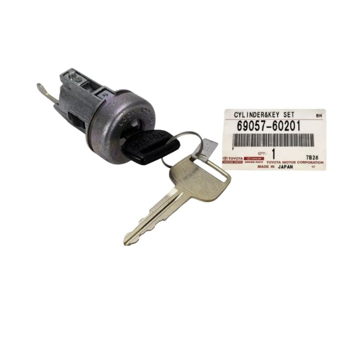 Genuine Toyota LandCruiser 78 70 Series HZJ Ignition Barrel Key With Cylinder 69057-60201