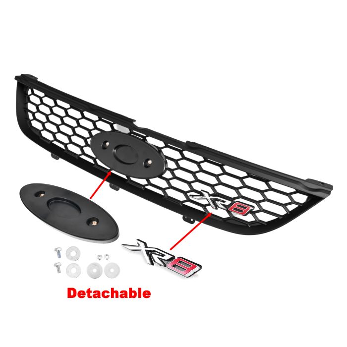 NEW Upper Grille Badge Delete + XR8 Red + Base For Ford Falcon FG XR8 2008~2011