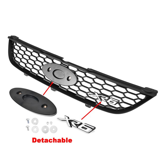 NEW Upper Grille Badge Delete + XR6 Chrome + Base For Ford Falcon FG XR6 08~11