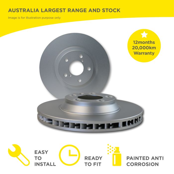 Rear Disc Rotors for LDV D90 EH1SF 2.0L 11/2017-06/2024