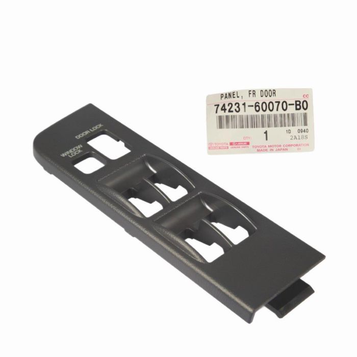Genuine Toyota LandCruiser FZJ HZJ HDJ 80 Front RH Power Window Switch Surround 74231-60070-B0