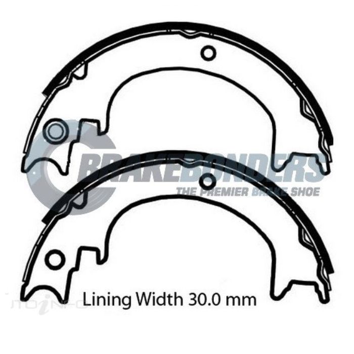 Parking Brake Shoe for Mitsubishi Pajero NT NS 06-21 for LWB