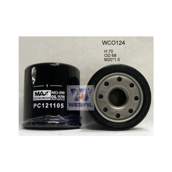 Wesfil Oil Filter for Mazda CX-9 TC 2.5L 2016-