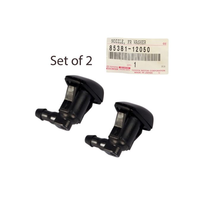 GENUINE Toyota LandCruiser HDJ78 HDJ79 FZJ79 Celica Windscreen Spray Washer Nozzle x2 85381-12050