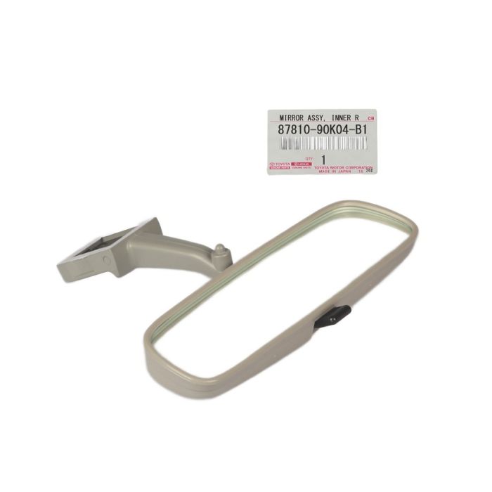 GENUINE Toyota LandCruiser 70 Series Interior Rear View Mirror and Cover Grey 87810-90K04-B1