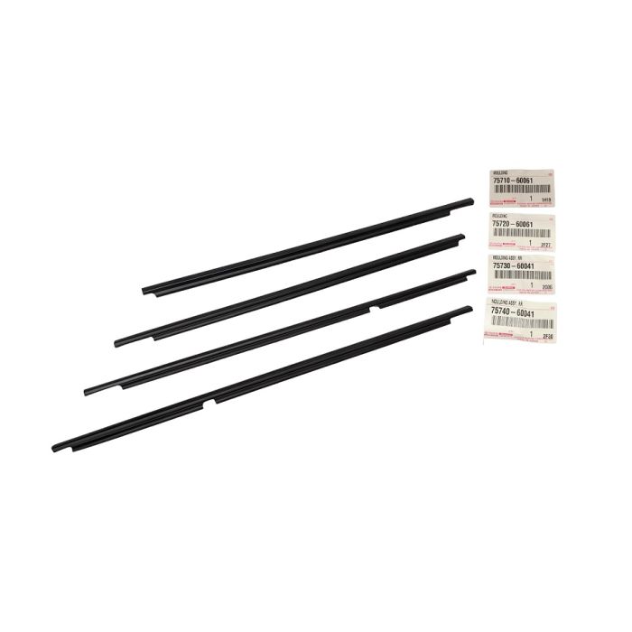 Genuine Toyota LandCruiser 100 105 Series Outer Weatherstrips All Side Doors