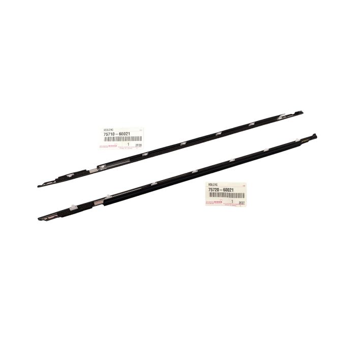 GENUINE LandCruiser 80 Series Front Outer RH LH Door Weatherstrip Moulding Kit