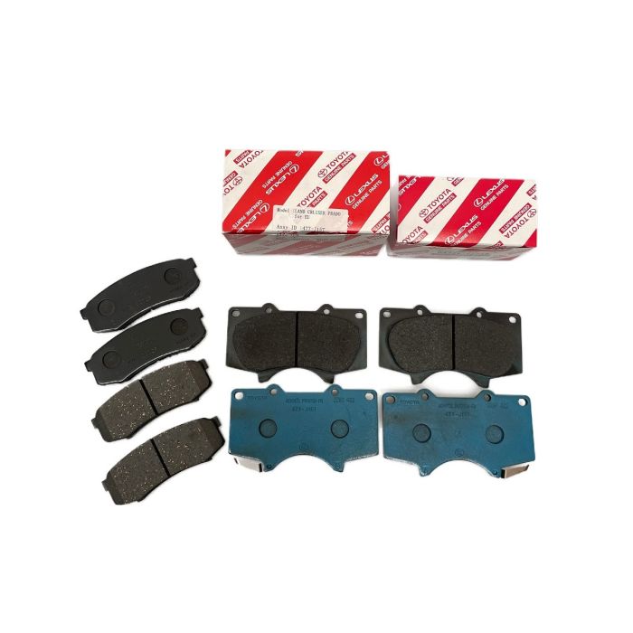 GENUINE Front and Rear Brake Pads for Toyota LandCruiser Prado 120 150 Series