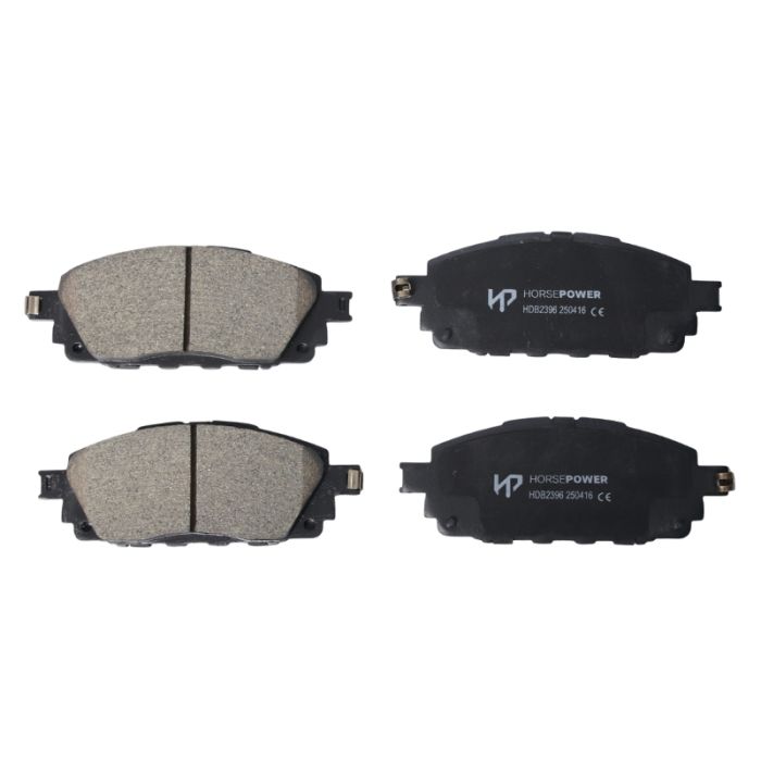 Front Ceramic Brake Pads set for Toyota Hilux TGN121 GUN122 123 136 2015-on With VSC