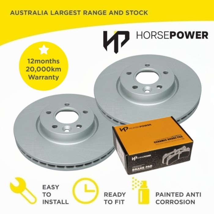 Front Brake Pads and 13.8mm stud holes Disc Rotors for Ford MONDEO 2.0 2.3 07-16