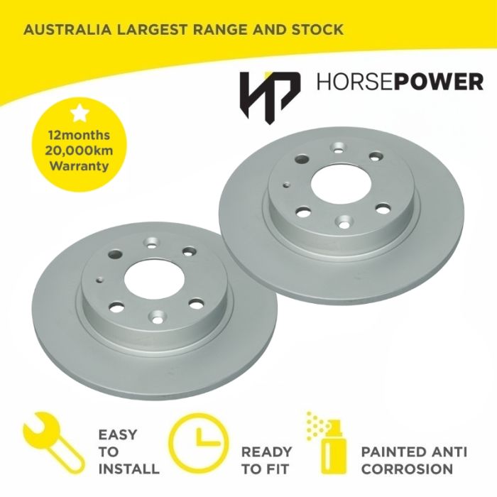 Rear Brake Disc Rotors pair for Mazda B6ZE MX-5 NA 1989-1993