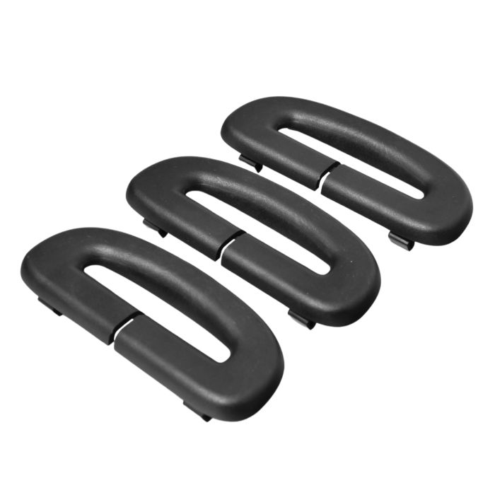 3x ABS Injection Parcel Shelf Seatbelt Bezel Trim Black For Ford Falcon FG FG-X