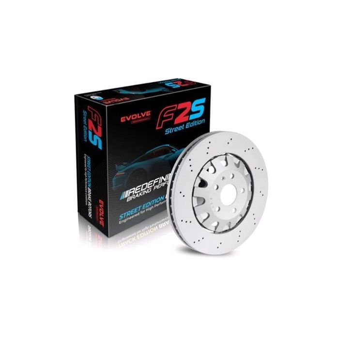 2x Front Cross Drilled Brake Disc Rotors for Mercedes Benz C63S AMG 16-19 390mm