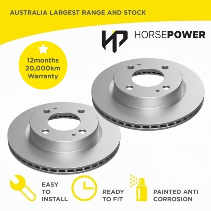 Front Brake Disc Rotors for Mitsubitshi Mirage LA LB 2013-2021