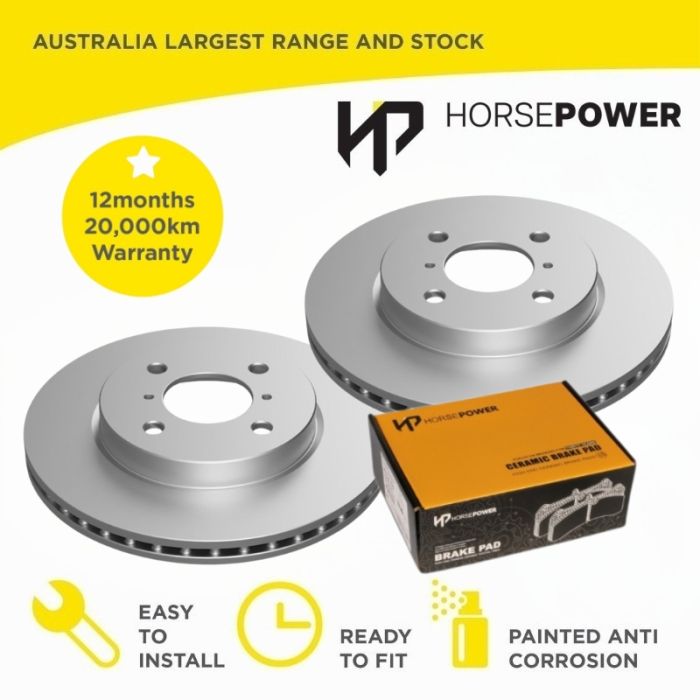 Front Brake Pads and Disc Rotors Set for Suzuki SWIFT FZ GL 2011-2017 not GLX