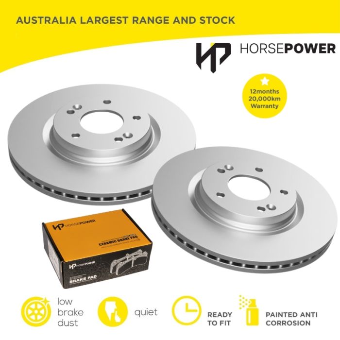 Front Brake Pads and Disc Rotor set for Hyundai Kona OS 1.6 2017-2023 305mm