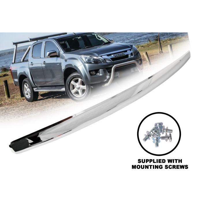 Bonnet Mould Hood Mold Trim Strip (Chrome) For ISUZU D-Max Dmax MU-X 2012-2016
