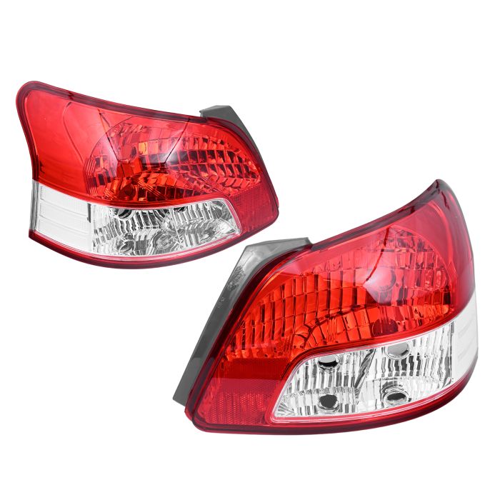 Pair LH+RH Tail Light Rear Lamp Set For Toyota Yaris 4 Dr Sedan NCP93 06-16 New