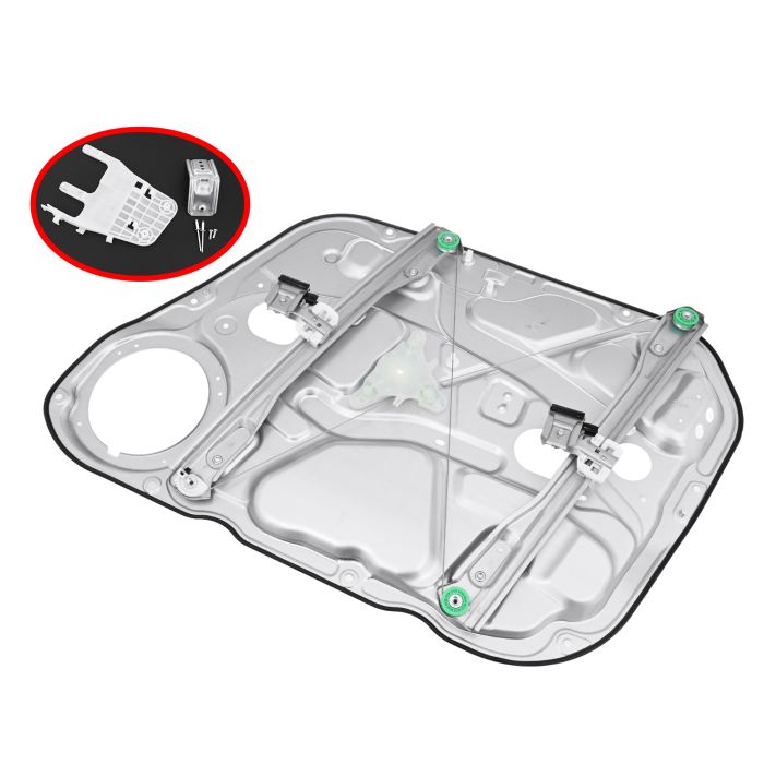 FRONT LH Left Electric Door Window Regulator W/ Panel For Hyundai I30 FD 07~12