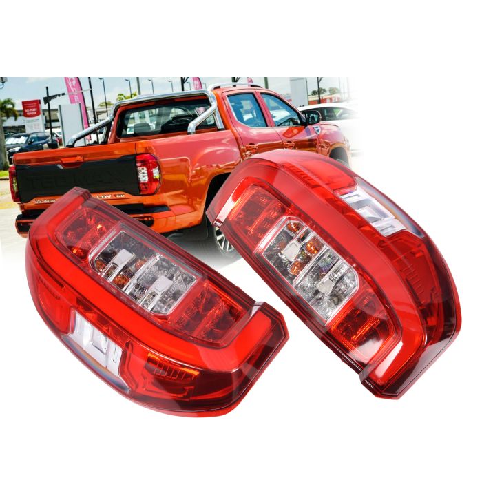 Pair LH+RH Tail Light Rear Back Lamp LED For LDV T60 SK8C Ute 2021~On PRO LUXE