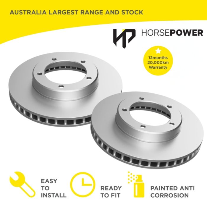 Front Brake Disc Rotors for Toyota LANDCRUISER 100 FZJ105 HZJ105 98- 07