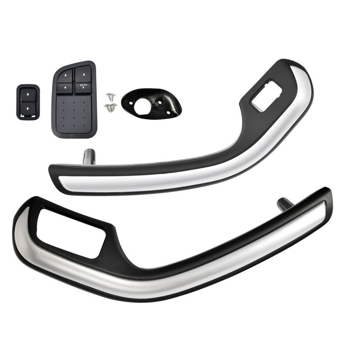 Set 4 Inner Door Trim Handle Pull Grab + Switch For Ford Falcon BF 05~11 Ute