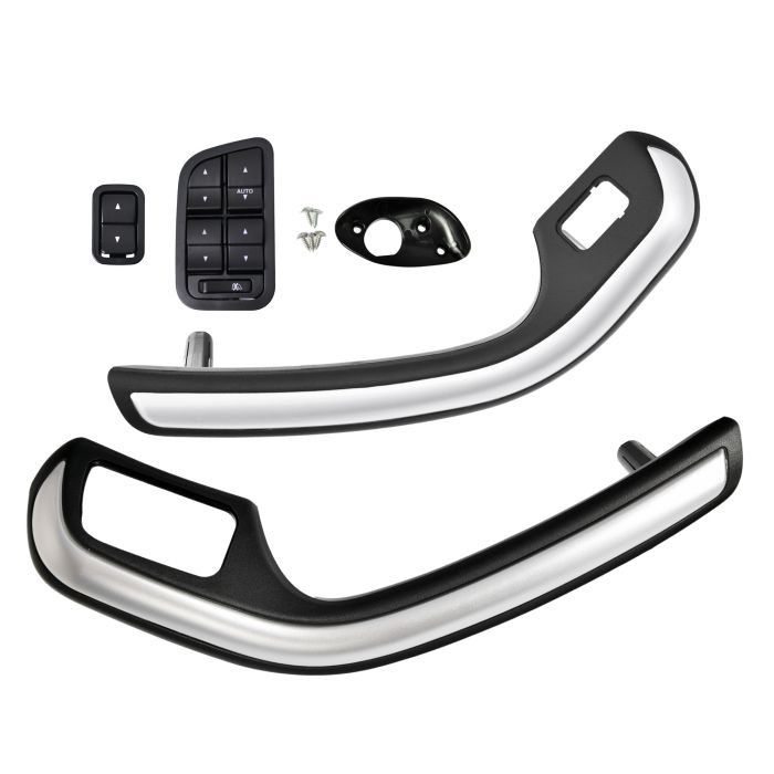 Set 4 Front Inner Door Trim Handle Pull Grab + Switch Ford Falcon BF 05~11 Sedan