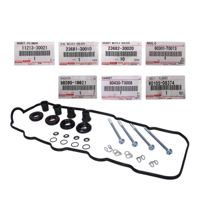 GENUINE Toyota Hilux D4D KUN26 1KD-FTV 1KD Injector Seal Rocker Cover Gasket Kit