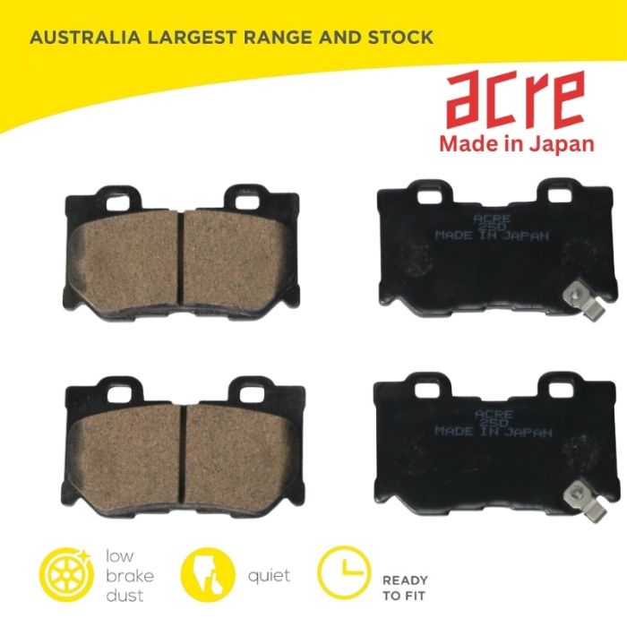 Rear Acre Brake Pads for Nissan 370z Infiniti G M Q50 Q60 Q70