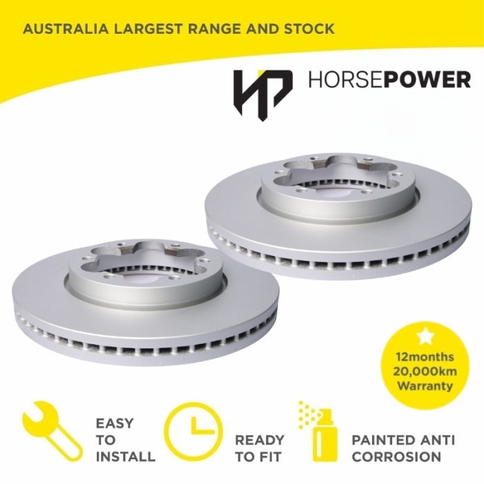 Front Brake Disc Rotors for Toyota HIACE KDH200 TRH 2005 - 18