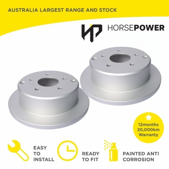 Rear Brake Disc Rotors for Holden COMMODORE VT VX VY VZ 1997-06