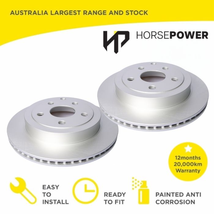 Rear Brake Disc Rotors for Holden COMMODORE VE VF V6 2006-2017