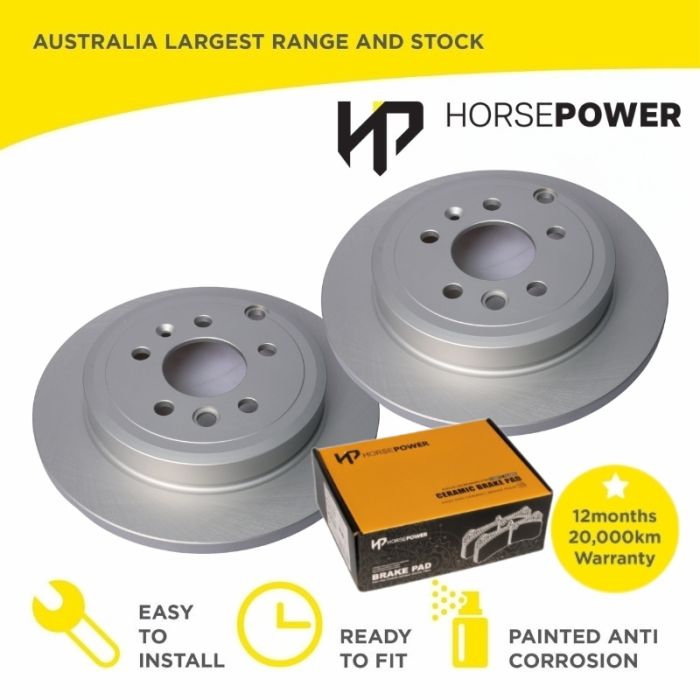 Rear Brake Pads and Disc Rotors Set for Ford FAIRLANE BA 2002-05
