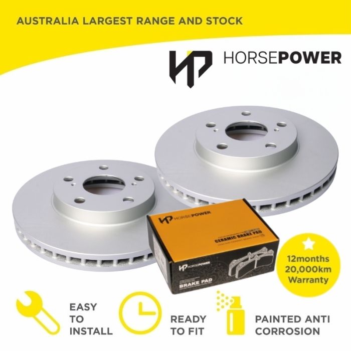 Front Brake Pads and Rotors Set for Toyota AVENSIS VERSO ACM20R ACM21 AZT 01-10
