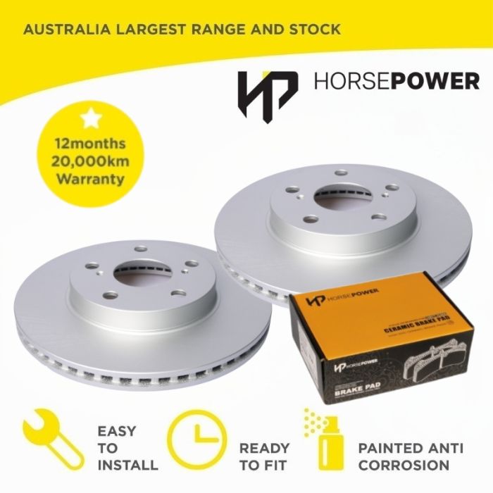 Front Brake Pads and Disc Rotors Set for COROLLA ZRE152R ZRE182R 2007-18